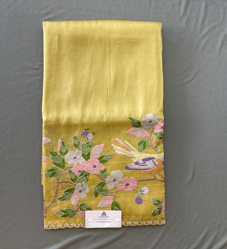 Zarah - Tissue Georgette Saree in Thread Work SWS207
