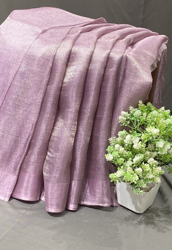 Sunehri – Pure Tissue Sarees (Lilac) 20852