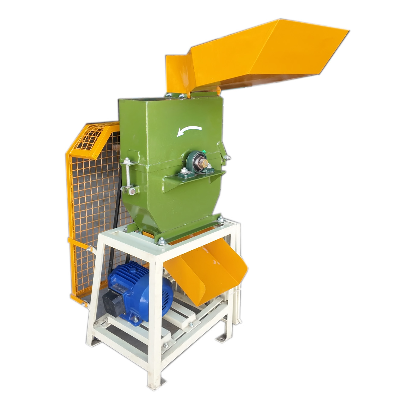 Oil Cake Powdering Machine – 3 HP | 50 Kg/hr | Hammer Type | Mild Steel Body