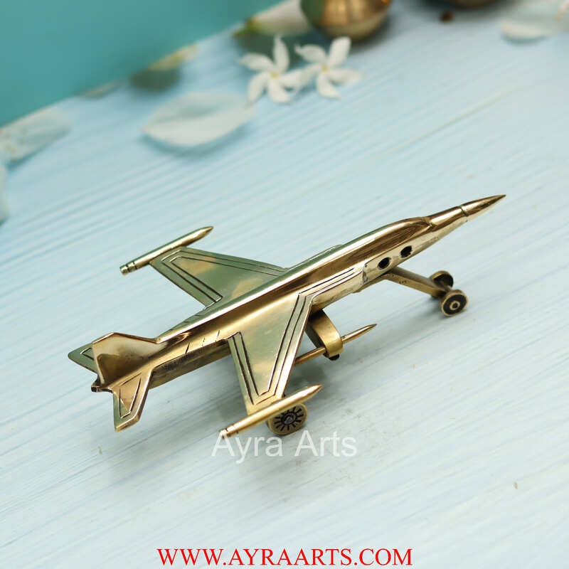 Brass Aeroplane Show Peace  - 9 Inch Lenght