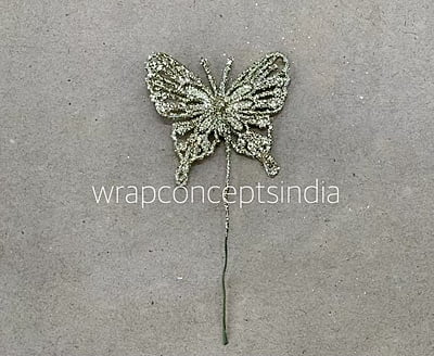 Glitter Butterfly - Gold/Silver/Red Glitter Butterfly - Gold/Silver/Red
