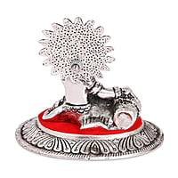 Bal Krishna Silver 11*12*10CM
