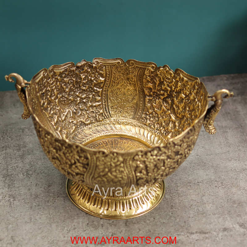 Premium Brass Pula Butti For Indian Wedding And Special Occasions - 12 Inch Lenght