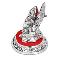 Resting Ganesh Silver 11*9*6.5 CM