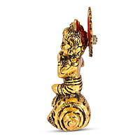 Shankh Krishna Gold 9*11*4CM