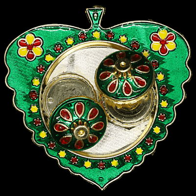 Green Leaf Kumkum Dibbi