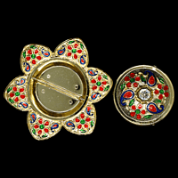 Single Flower KumKum Dibbi