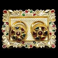 Rectangular Plate Kumkum Dibbi Set