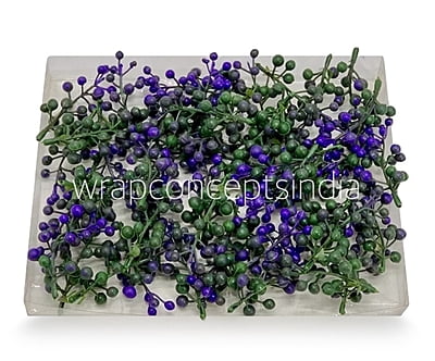Purple & Green Big Baby Breath Florets Purple & Green Big Baby Breath Florets