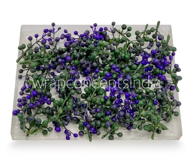 Purple & Green Big Baby Breath Florets Purple & Green Big Baby Breath Florets