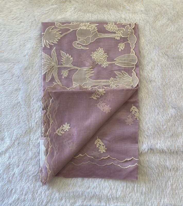 Meena – The Organza Saree with Applique Work SWS222