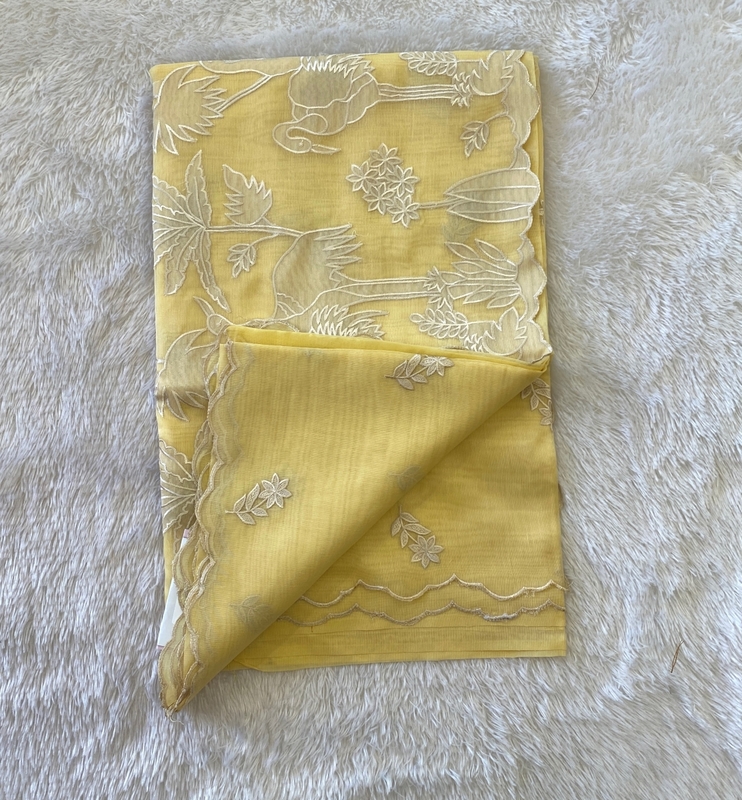 Meena – The Organza Saree with Applique Work SWS222