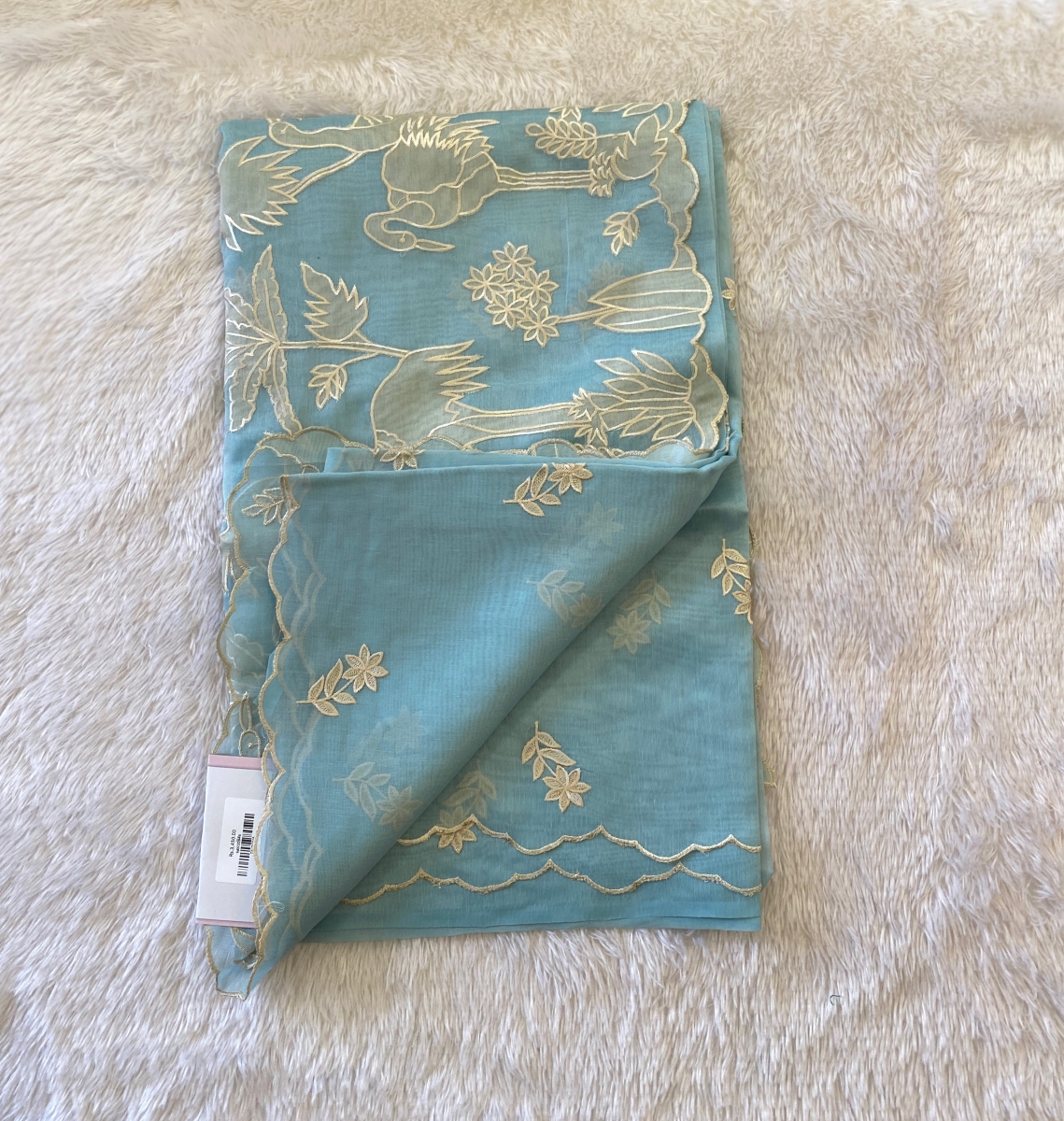 Meena – The Organza Saree with Applique Work SWS222
