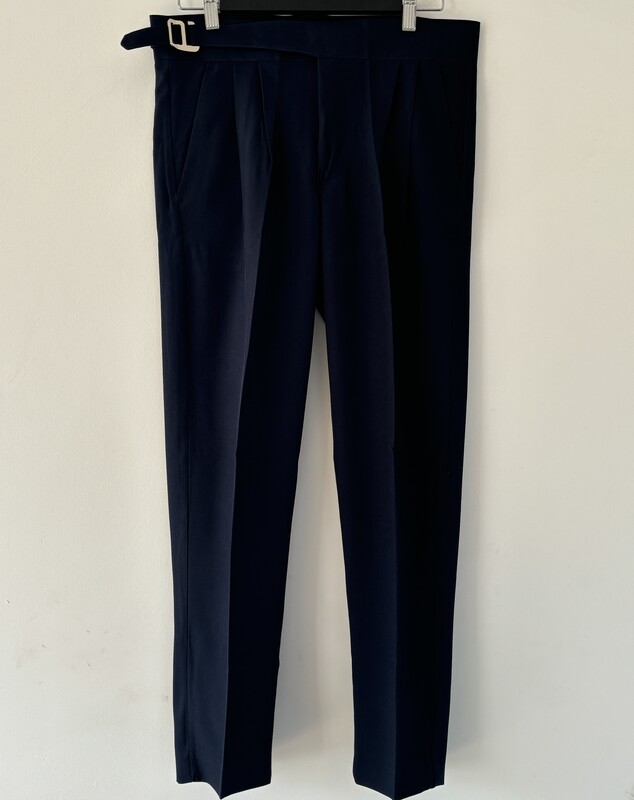 Navy blue Italian Gurkha pants Navy blue Italian Gurkha pants