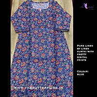 PURE LINEN BY LINEN KURTHI  CUSCKRS21439