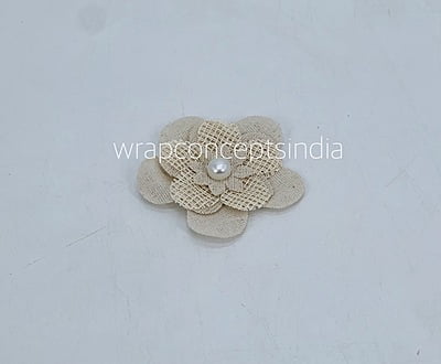 Layered Jute burlap flower Layered Jute burlap flower