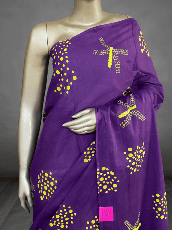 Charmi - The Mul Cotton Saree in Patli Pallu 19087