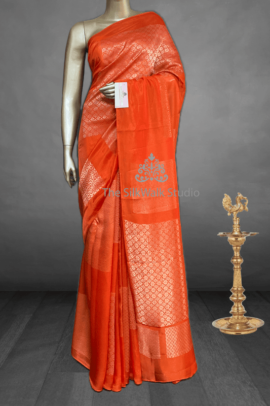 Mridula - Chess Board Designer Viscose Saree SWS234