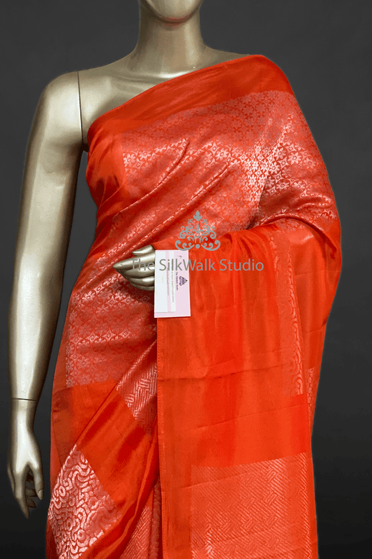 Mridula - Chess Board Designer Viscose Saree SWS234