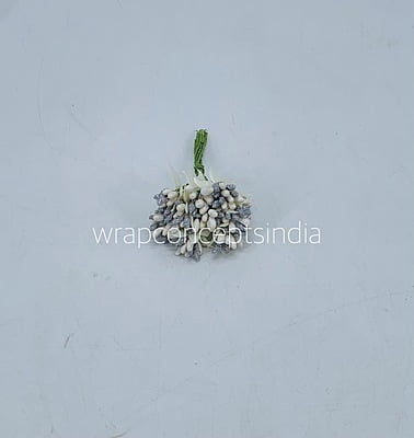 Dual Tone Pollens - White & Silver Dual Tone Pollens - White & Silver