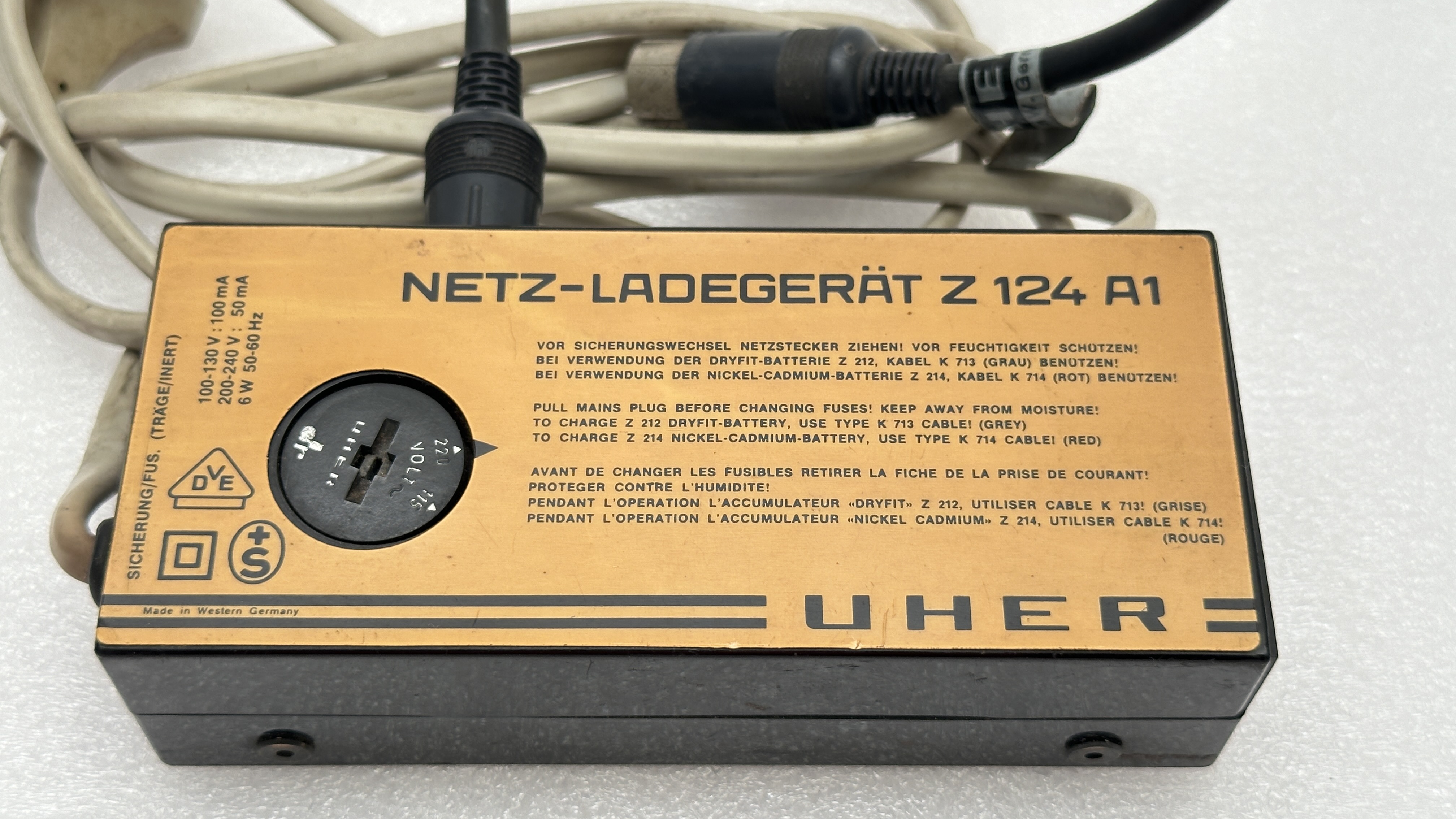 UHER 1200 Report Synchro Portable Reel-to-Reel Recorder (Non-Working, As-Is) - UH-1200