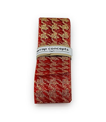 Red Sheer Houndstooth Ribbon Red Sheer Houndstooth Ribbon