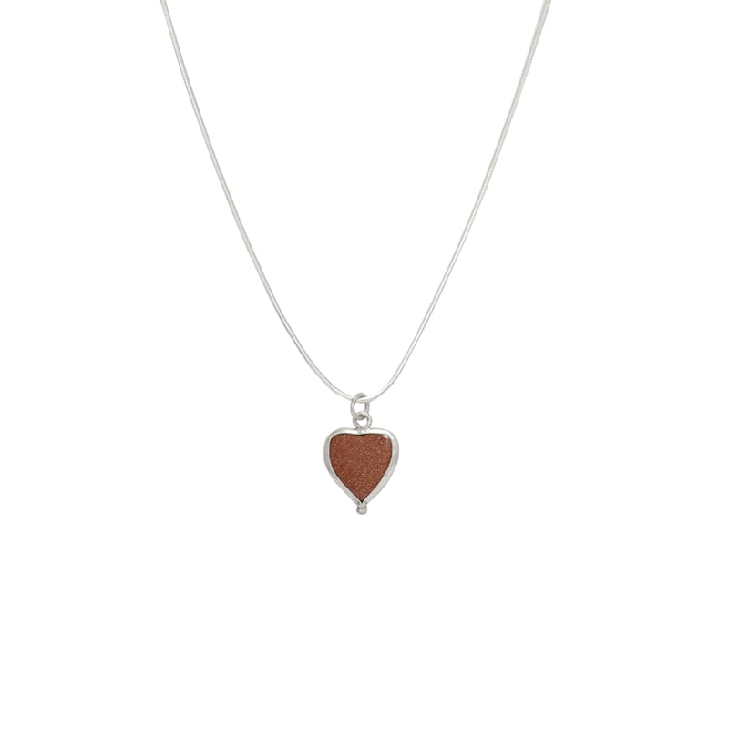 Silver Chain with Rajavarthi Stone Pendant