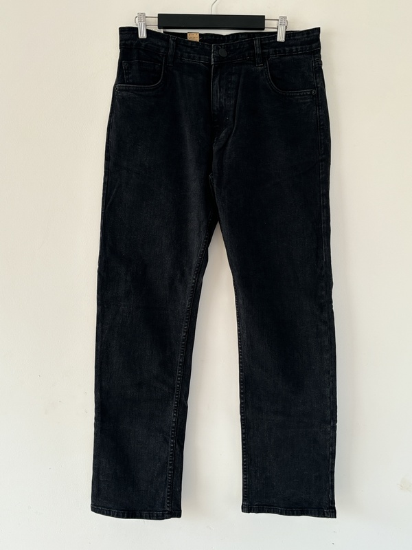 Black straight fit jeans
