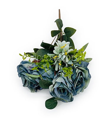 Rose Bunch with Small Flower & Leaves Rose Bunch with Small Flower & Leaves