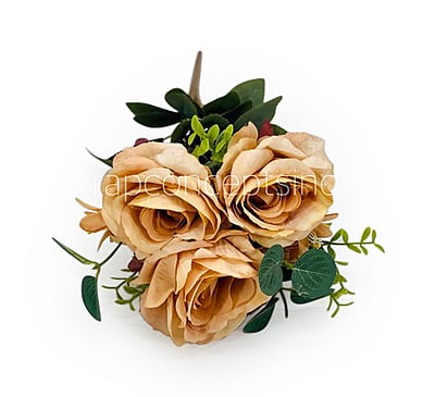 Rose Bunch with Small Flower & Leaves Rose Bunch with Small Flower & Leaves