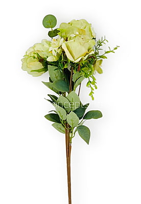 Rose Bunch with Small Flower & Leaves Rose Bunch with Small Flower & Leaves