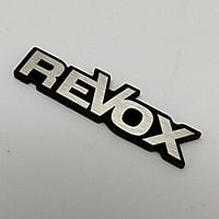 Replacement Metal Logo for Revox - ML-RVX-01 Replacement Metal Logo for Revox - ML-RVX-01