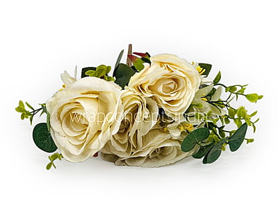 Rose Bunch with Small Flower & Leaves Rose Bunch with Small Flower & Leaves