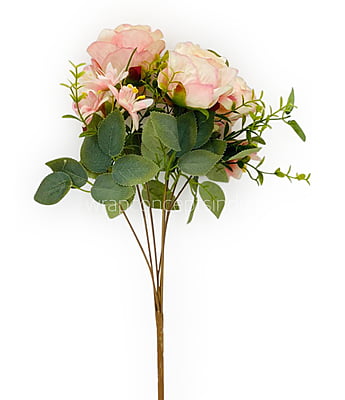 Rose Bunch with Small Flower & Leaves Rose Bunch with Small Flower & Leaves