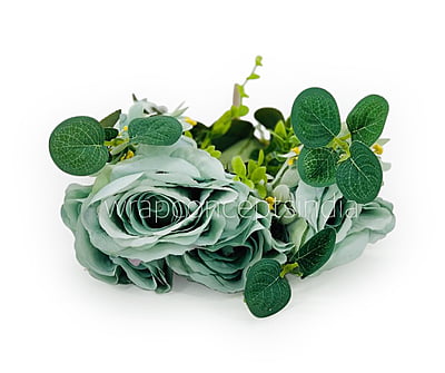 Rose Bunch with Small Flower & Leaves Rose Bunch with Small Flower & Leaves