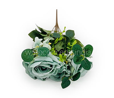 Rose Bunch with Small Flower & Leaves Rose Bunch with Small Flower & Leaves