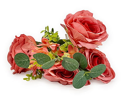Rose Bunch with Small Flower & Leaves Rose Bunch with Small Flower & Leaves