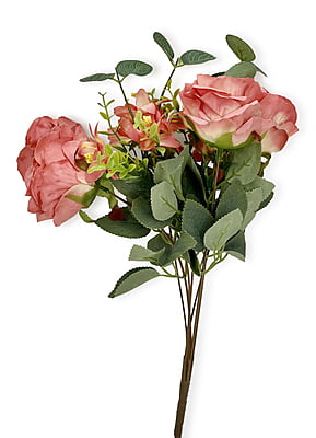 Rose Bunch with Small Flower & Leaves Rose Bunch with Small Flower & Leaves