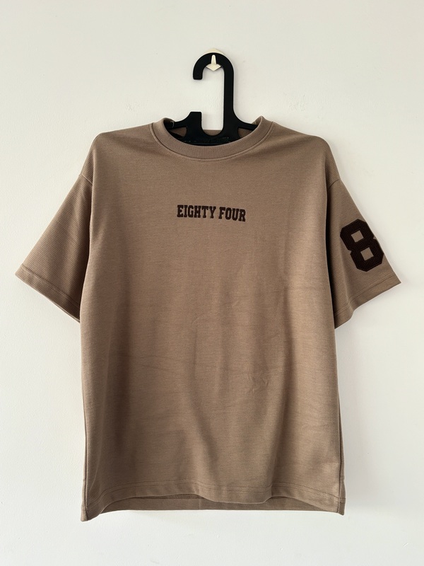 Dark beige embroidered Oversized Dark beige embroidered Oversized