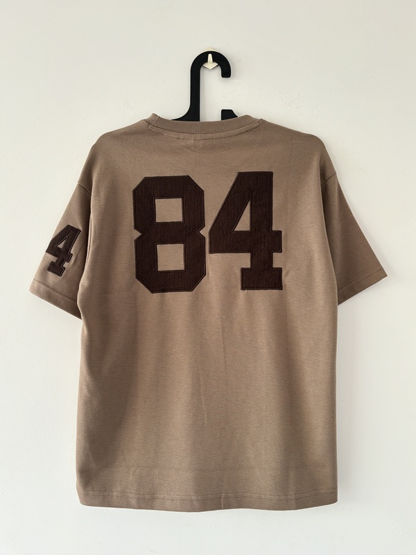 Dark beige embroidered Oversized Dark beige embroidered Oversized