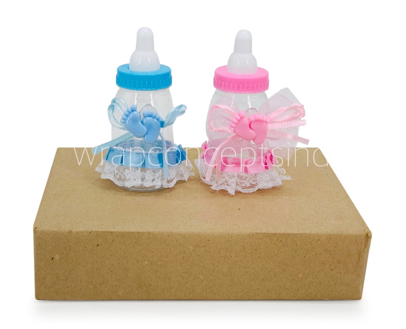 Baby Feet Motif & Lace Bottle Baby Feet Motif & Lace Bottle
