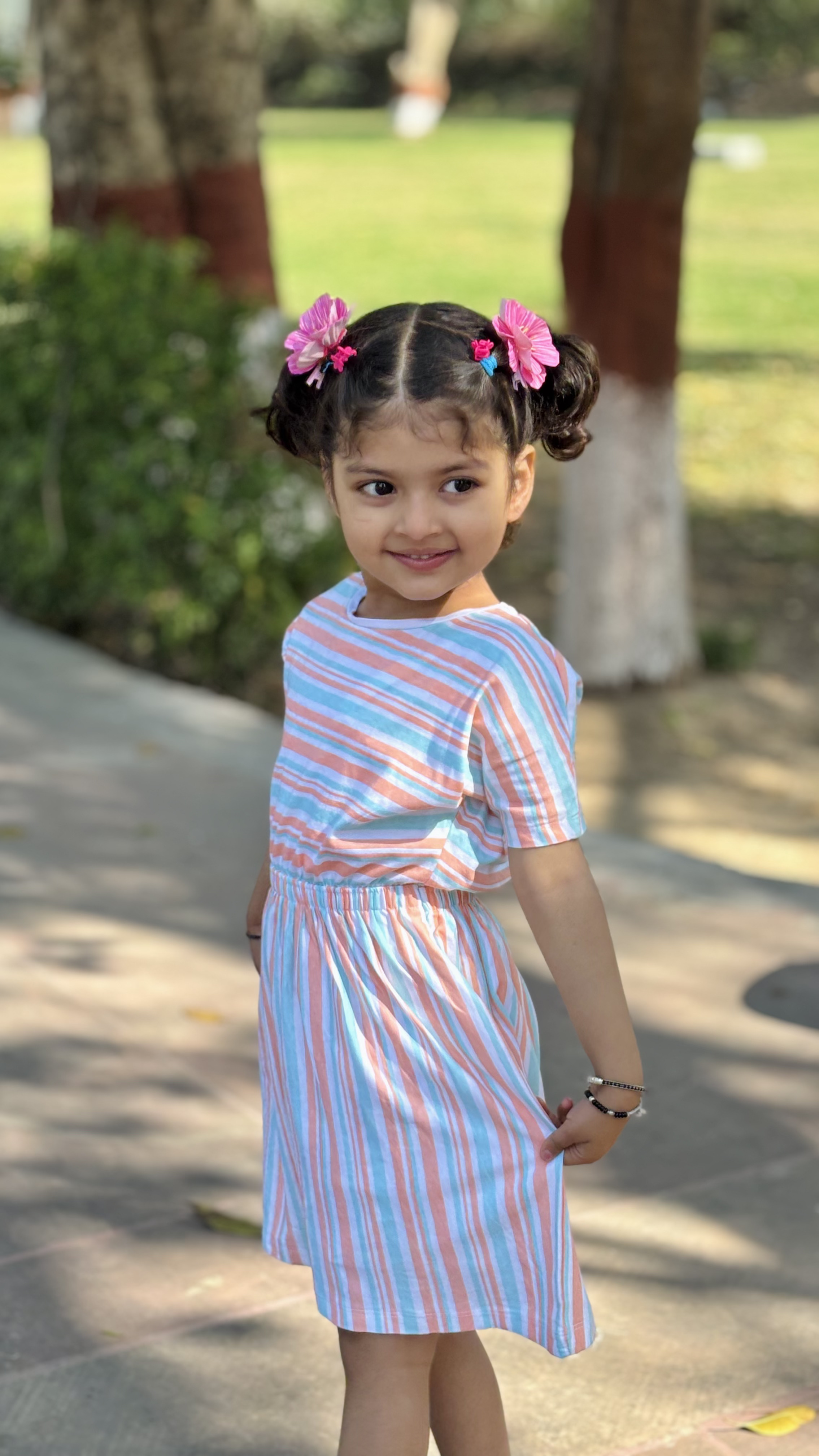 Cotton Frock - Stripes Cotton Frock - Stripes
