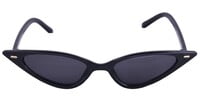 Female Small Cat Eye Sunglasses. Black Color UV Protected Lens. Black Color Frame. Female Small Cat Eye Sunglasses. Black Color UV Protected Lens. Black Color Frame.
