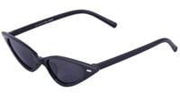 Female Small Cat Eye Sunglasses. Black Color UV Protected Lens. Black Color Frame. Female Small Cat Eye Sunglasses. Black Color UV Protected Lens. Black Color Frame.