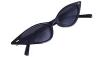 Female Small Cat Eye Sunglasses. Black Color UV Protected Lens. Black Color Frame. Female Small Cat Eye Sunglasses. Black Color UV Protected Lens. Black Color Frame.