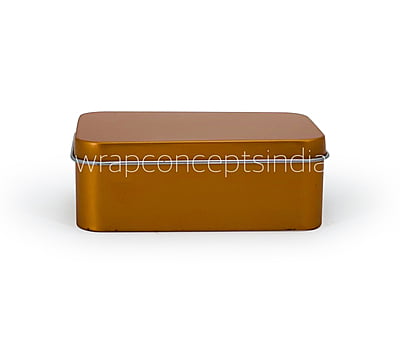 Rectangle Tins - Bronze/Red/Silver (Pack of 6)