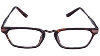 Unisex Rectangular Spectacle Frames. Multi Color Rim. Brown Color Metal Nose Bridge & Temple. Unisex Rectangular Spectacle Frames. Multi Color Rim. Brown Color Metal Nose Bridge & Temple.