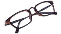 Unisex Rectangular Spectacle Frames. Multi Color Rim. Brown Color Metal Nose Bridge & Temple. Unisex Rectangular Spectacle Frames. Multi Color Rim. Brown Color Metal Nose Bridge & Temple.