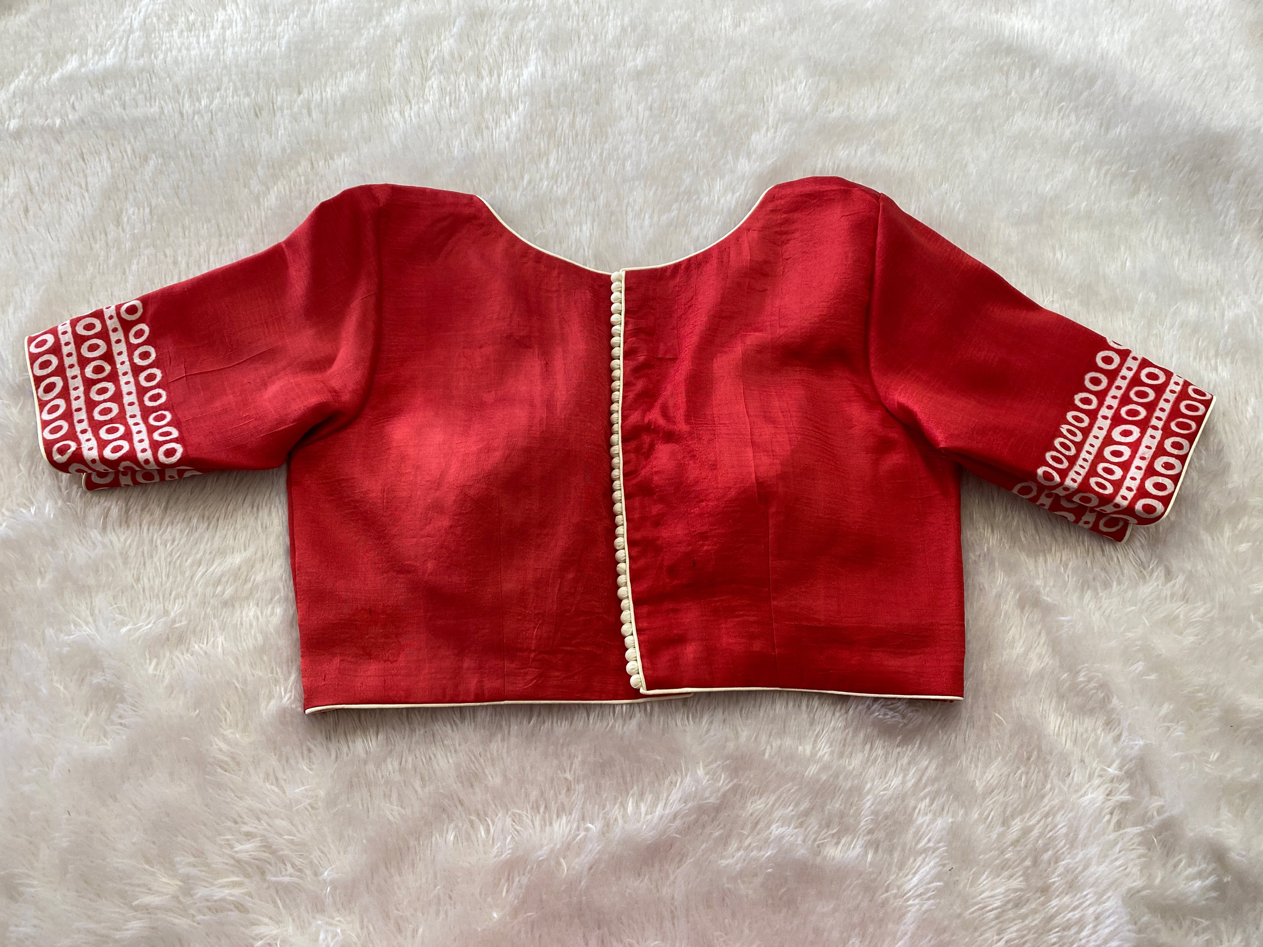 Tailoring Blouse - Back Side Full Potli with Pad