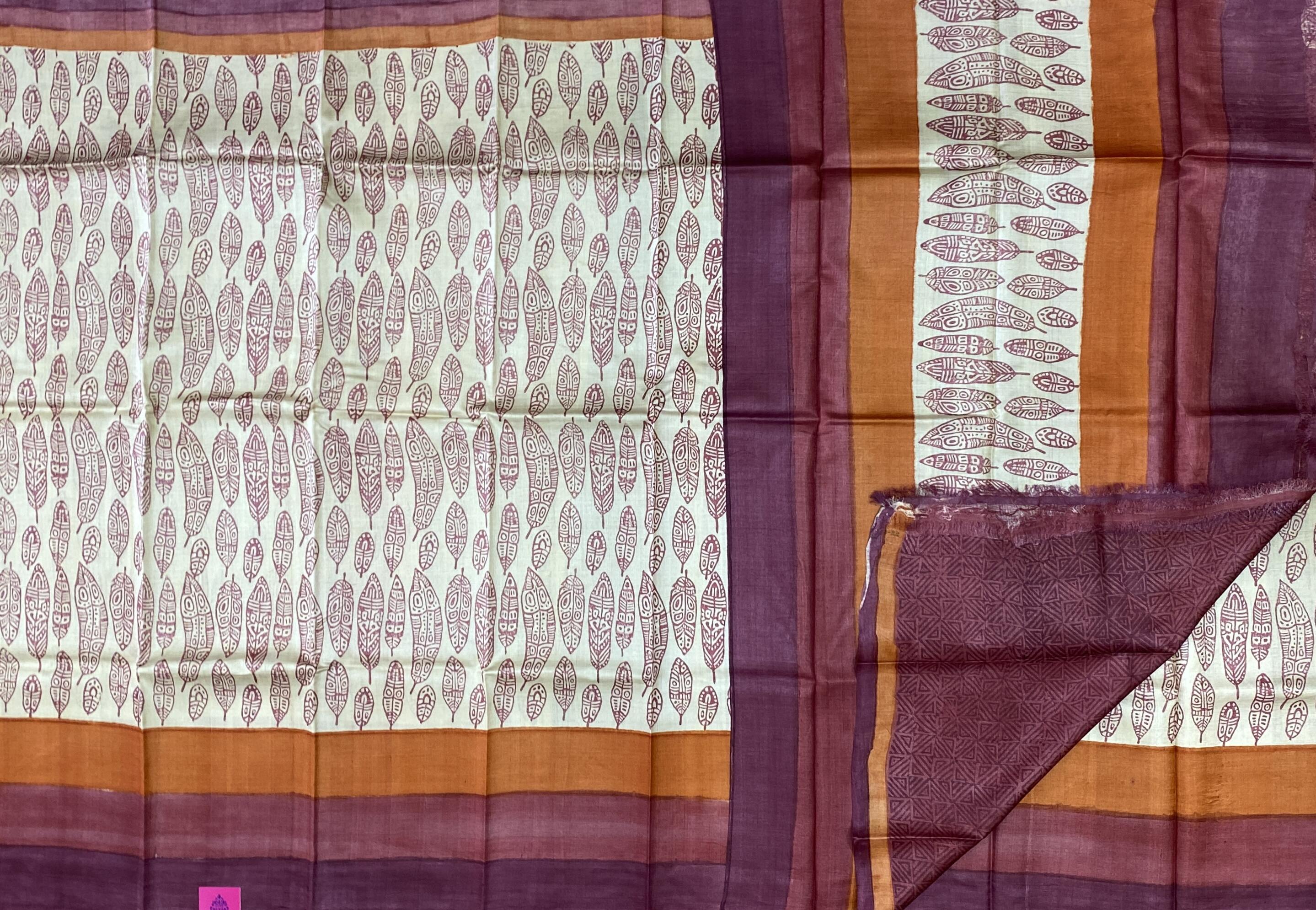 Amrita – Digital Printed Tussar Sarees SWS1 Amrita – Digital Printed Tussar Sarees SWS1